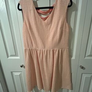 Pink and white dress - cute back